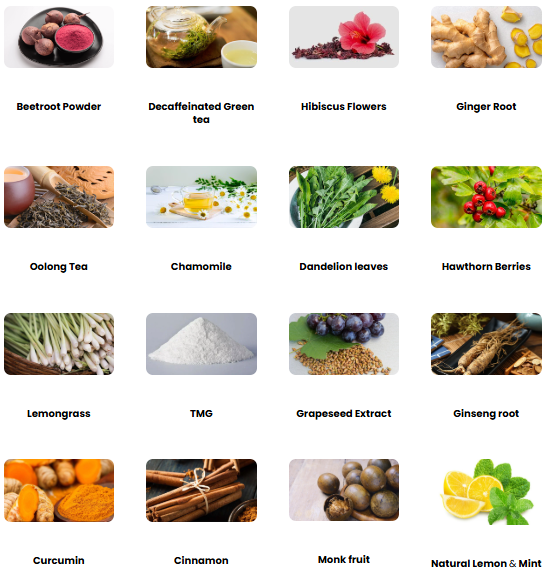 Cardio Slim Tea Ingredients